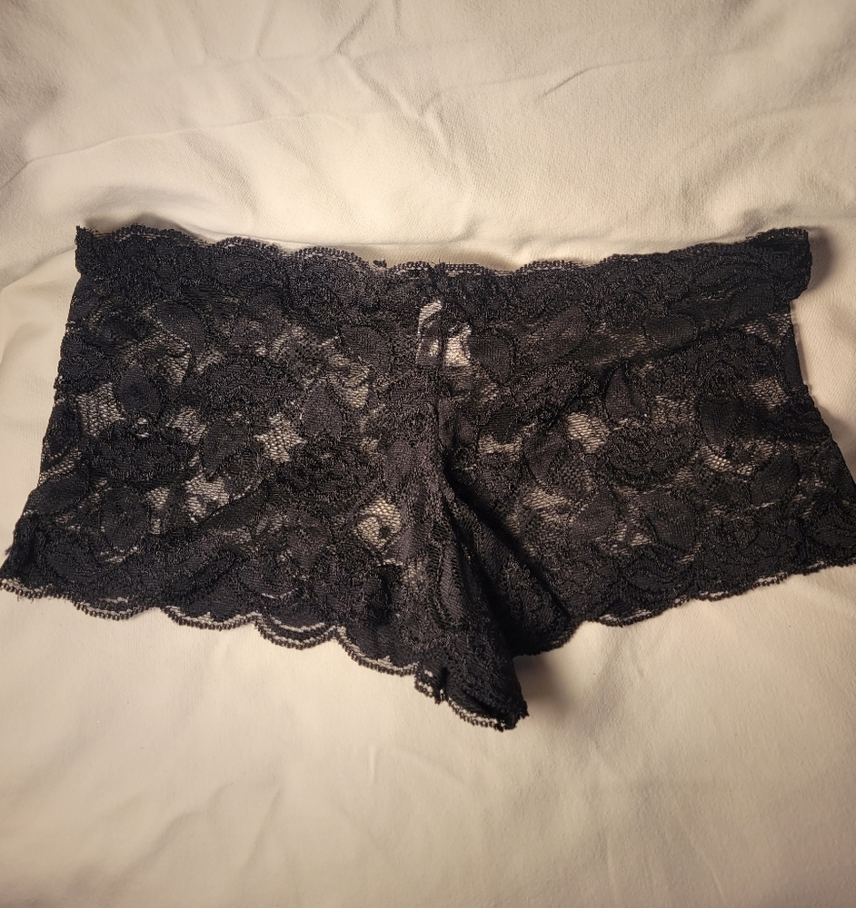 Black Lace Boy Short